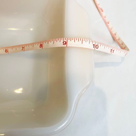 𝅺COPY - Peach Luster Anchor 7 Hocking Pyrex Baking Dish - Picture 7 of 8